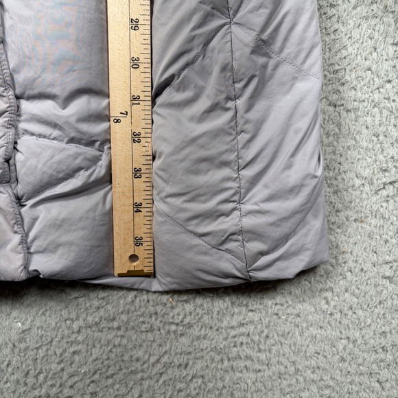 The North Face Miss Metro Down Parka Jacket Grey 550 Fill Hooded Womens Small - Picture 4 of 8